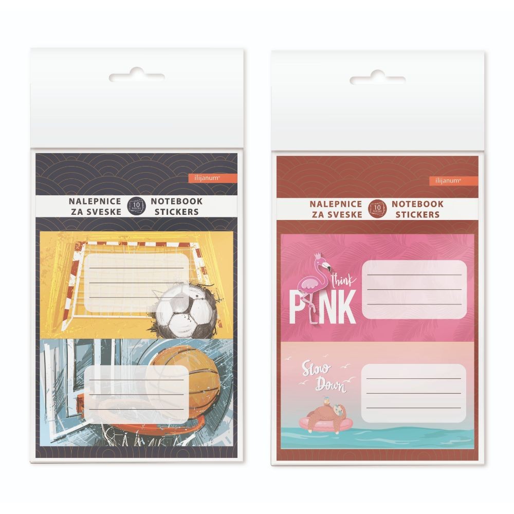 NALJEPNICE ZA SVESKE DJEC.ILIJANUM